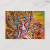 Carte De Visite FLEURS SUR L'imaginaire ROSE IRIS (Dos)