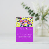 Carte De Visite Fleurs tropicales (Debout devant)