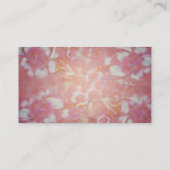 Carte De Visite Fleurs Vintage (Dos)
