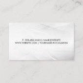 Carte De Visite Flexion du bras | Logo Fitness (Dos)