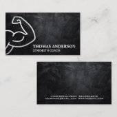 Carte De Visite Flexion du bras | Santé (Devant / Derrière)