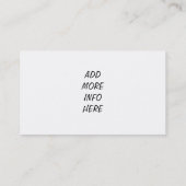 CARTE DE VISITE FLIP FLOTS (Dos)