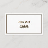 Carte de visite Flirtant (Dos)