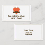 Carte de visite Flirtant (Devant / Derrière)