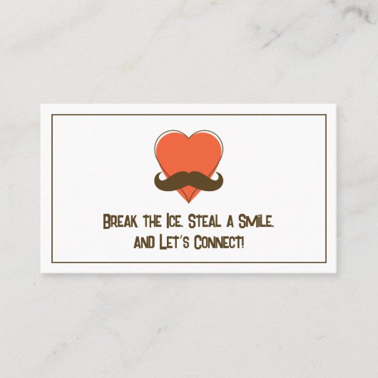 Carte de visite Flirtant (Devant)