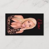 Carte De Visite Flirty blonde Thunder_Cove (Dos)