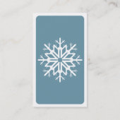 Carte De Visite flocon de neige de mod (Dos)