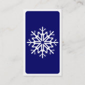 Carte De Visite flocon de neige de mod (Dos)