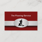 Carte De Visite Floor Cleaning And Installation Service (Devant)
