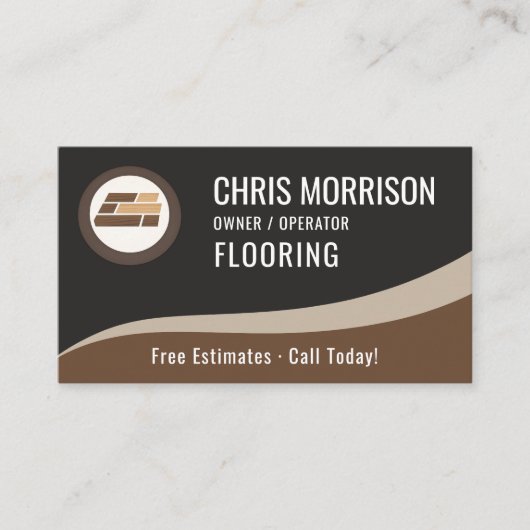Carte De Visite Flooring Installation Professional (Devant)