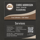 Carte De Visite Flooring Installation QR Code