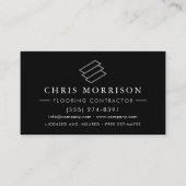 Carte De Visite Flooring Installation Service QR Code (Devant)