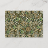Carte De Visite Floraison Celtique (Dos)