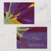 Carte De Visite floral (Devant / Derrière)