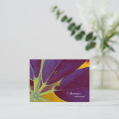 Carte De Visite floral (Debout devant)