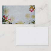 Carte de visite floral (Devant / Derrière)