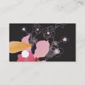 Carte de visite floral (Dos)