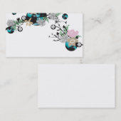 Carte de visite floral (Devant / Derrière)