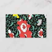 Carte De Visite Floral (Dos)