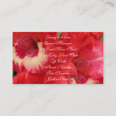 Carte De Visite Floral (Dos)