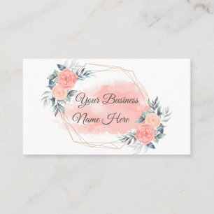 Carte De Visite floral