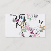 Carte de visite floral (Dos)
