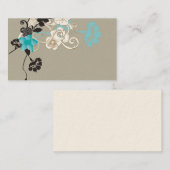 Carte de visite floral (Devant / Derrière)