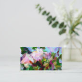 CARTE DE VISITE FLORAL (Debout devant)