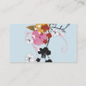 Carte de visite floral (Dos)