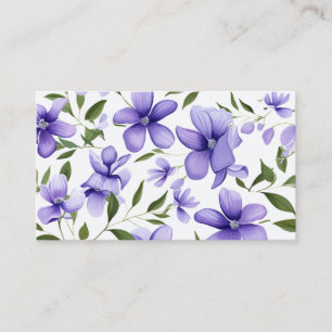 Carte De Visite Floral