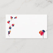 Carte de visite floral (Devant)