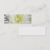 Carte de visite floral (Devant / Derrière)