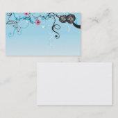 Carte de visite floral (Devant / Derrière)