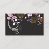 Carte de visite floral (Dos)