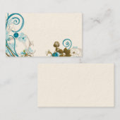 Carte de visite floral (Devant / Derrière)