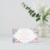 Carte De Visite Floral (Debout devant)