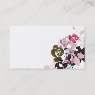 Carte de visite floral