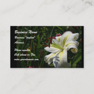 Carte de visite floral