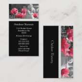 Carte de visite floral (Devant / Derrière)