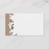 Carte de visite floral (Dos)