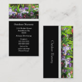 Carte de visite floral (Devant / Derrière)