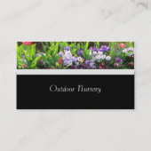 Carte de visite floral (Dos)