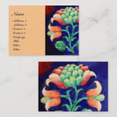 CARTE DE VISITE FLORAL (Devant / Derrière)
