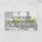 Carte De Visite Floral (Devant)