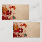 Carte de visite floral (Devant / Derrière)