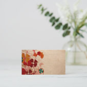 Carte de visite floral (Debout devant)