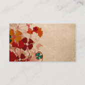 Carte de visite floral (Dos)