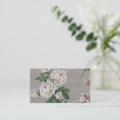 Carte de visite floral (Debout devant)