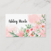 Carte de visite floral (Devant)