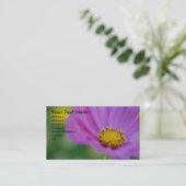 Carte de visite floral (Debout devant)